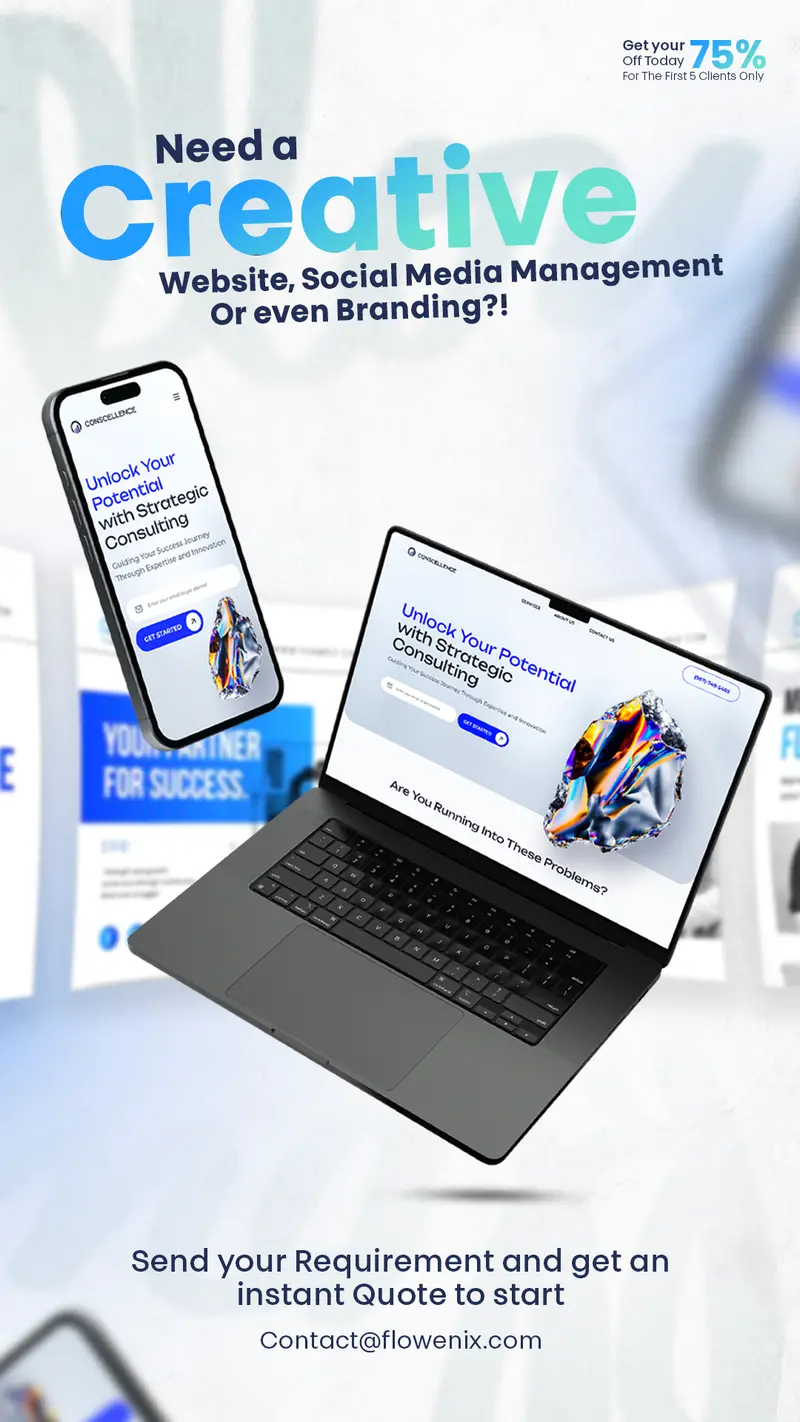 Campagne publicitaire Flowenix : format story